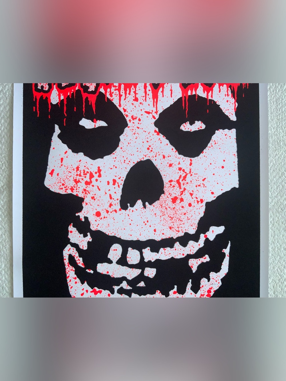 Scorpio Posters Misfits Skull Splatter Black Light Poster - Picture 3 of 11